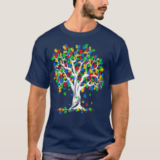 T-shirt Mois De Sensibilisation sur l'autisme De L'Arbre D