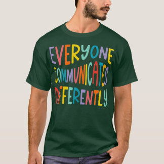 T-shirt Mois de sensibilisation sur l'autisme Tout le mond