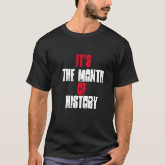 T-shirt mois d'histoire blanche