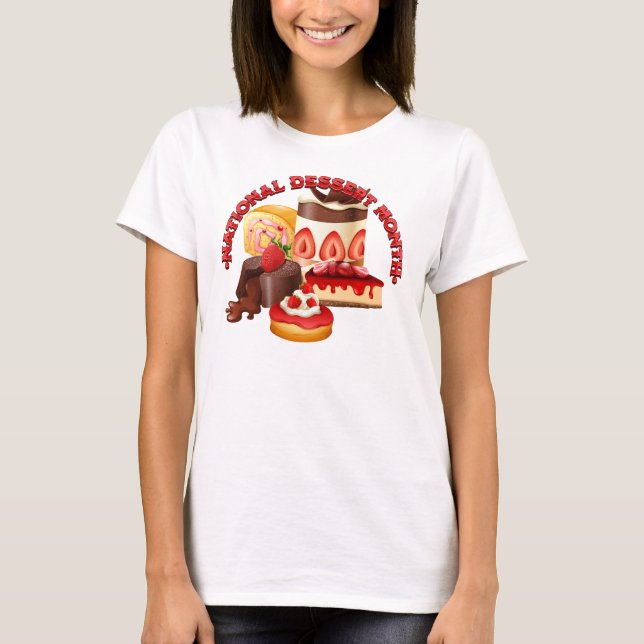 T-shirt Mois du dessert national (Devant)