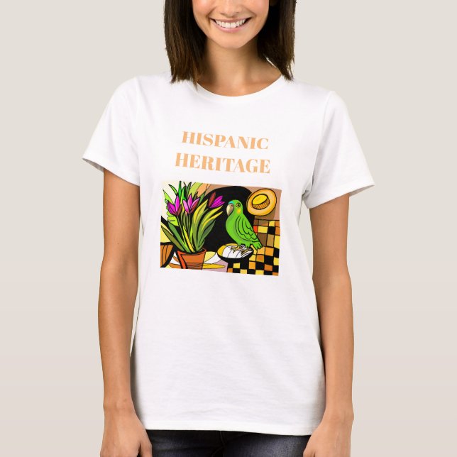 T-SHIRT MOIS DU PATRIMOINE HISPANIQUE (Devant)
