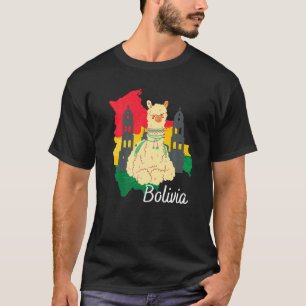 T-shirt Mois du patrimoine hispanique de Cute Alpaca Boliv