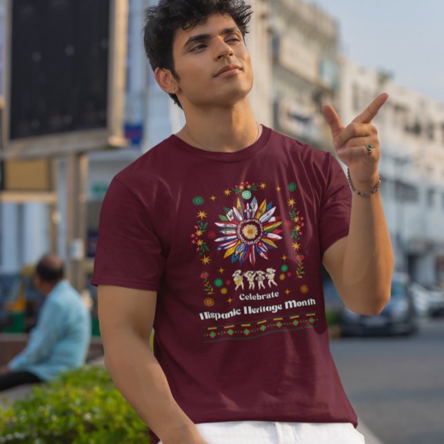 T-shirt Mois du patrimoine hispanique Drapeaux latinos tou (Créateur téléchargé)