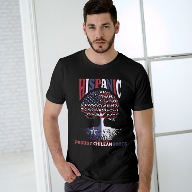 T-shirt Mois du patrimoine hispanique Fière de mes racines (Créateur téléchargé)
