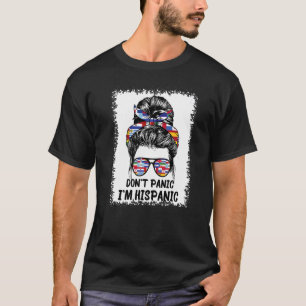 T-shirt Mois du patrimoine hispanique national drapeaux la