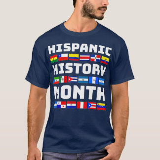 T-shirt Mois du patrimoine hispanique national Latina Lati