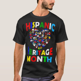 T-shirt Mois du patrimoine hispanique national Latino Tous