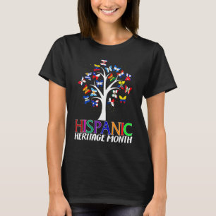 T-shirt Mois du patrimoine hispanique national Papillon Ar
