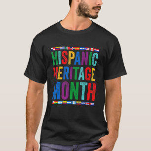 T-shirt Mois du patrimoine hispanique national Racines du 