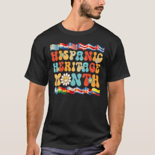 T-shirt Mois du patrimoine hispanique Pays latino-américai