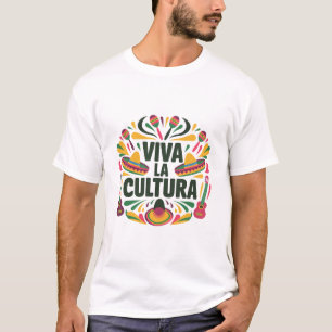 T-shirt Mois du patrimoine hispanique Viva la Cultura