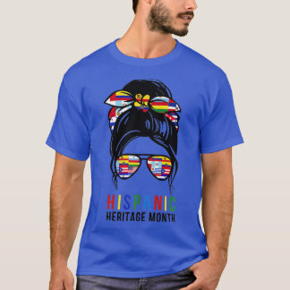 T-shirt Mois du patrimoine latin hispanique féminin