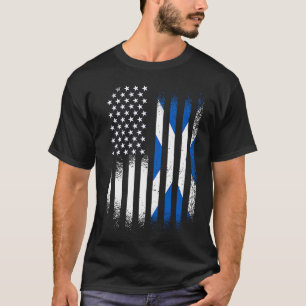 T-shirt Mois écossais du patrimoine américain Patriot écos