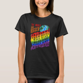 T-shirt Mois gay pride Lgbt Le Monde A De Plus Gros Problè