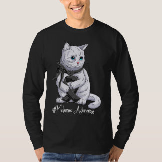 T-shirt Mois national de sensibilisation au mélanome Ruban