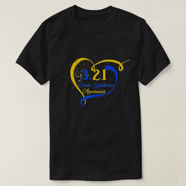 T-shirt Mois national de sensibilisation au syndrome de Do (Design devant)