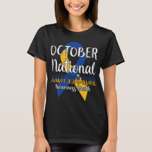 T-shirt Mois national de sensibilisation au syndrome d'inf