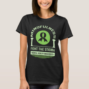 T-shirt Mois vert de sensibilisation à la santé mentale Lu