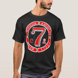 T-shirt Moïse américain Moslem Moor Circle 7