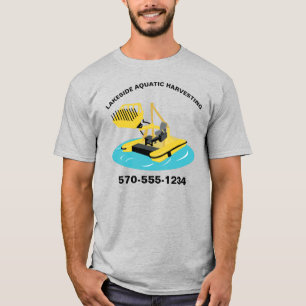 T-shirt Moissonneuse aquatique Construction Véhicule Batea
