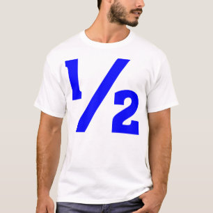 T-shirt Moitié - Bleu