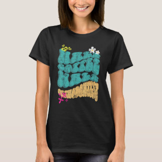 T-shirt Moitié Café Moitié Orthodontiste Café  En détresse