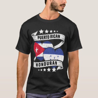 T-shirt moitié hondurienne porto-ricaine moitié hondurienn