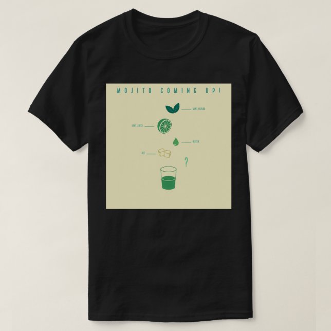 T-shirt Mojito arrive (Design devant)