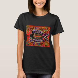 T-shirt Mola de poisson volant indien Kuna