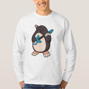 T-shirt Mole à la musique avec guitare