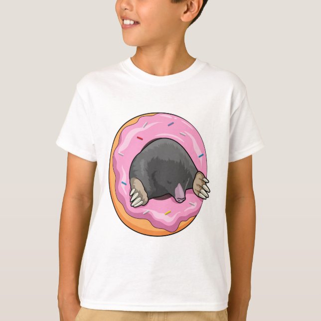 T-shirt Mole avec Donut (Devant)