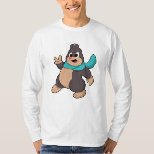 T-shirt Mole avec Écharpe
