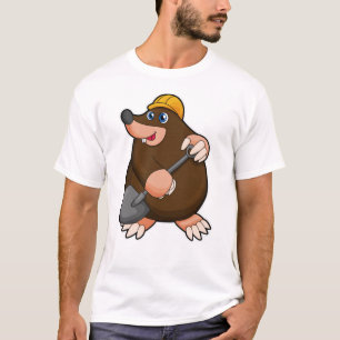 T-shirt Mole avec lunette et casquette dur