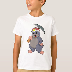 T-shirt Mole avec Pickaxe