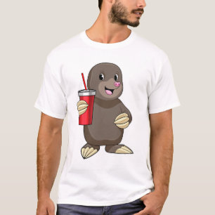 T-shirt Mole avec tasse à boire