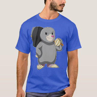 T-shirt Mole en Handyman avec Hammer