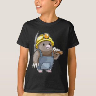 T-shirt Mole Miner Pickaxe Mines