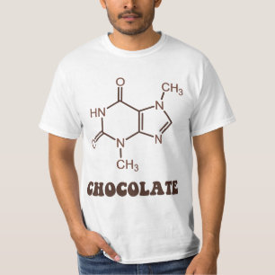 T-shirt Molécule scientifique de théobromine d'élément