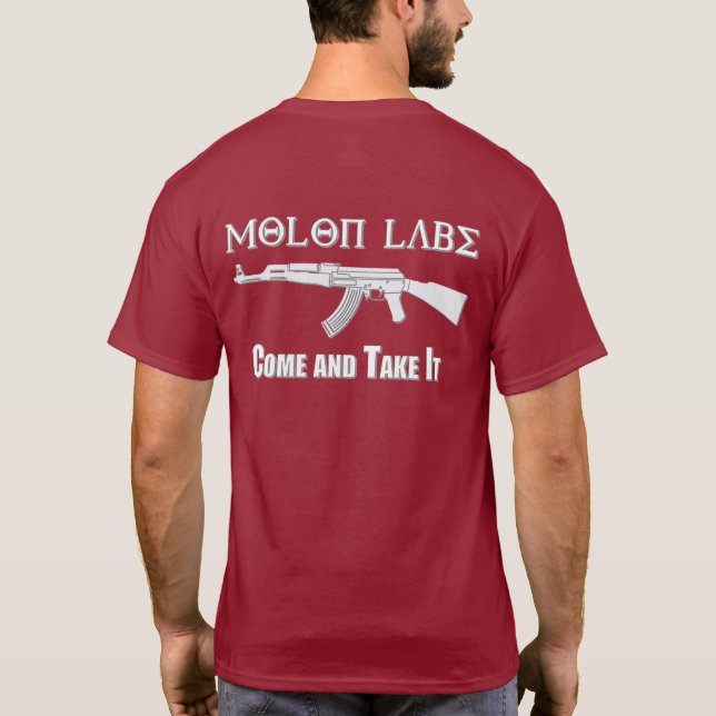 T-shirt Molon Labe (Dos)