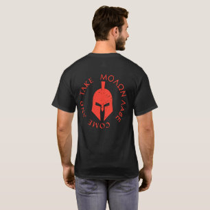 T-shirt Molon Labe Venez prendre le casque Spartan