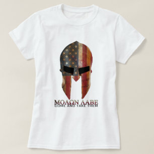 T-shirt Molon Labe - venu et leur prennent les Etats-Unis