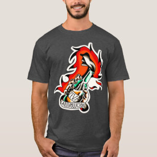 T-shirt Molotov Viva La Revolucion tatouage traditionnel