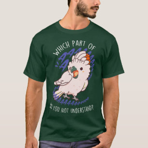 T-shirt Moluccan Cockatoo Parrot Aaaa