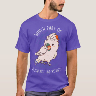 T-shirt Moluccan Cockatoo Parrot Aaaa