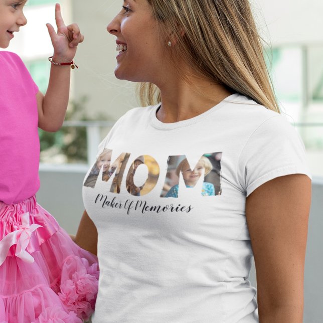 T-shirt MOM : Créateur de souvenirs personnalisé (MOM Maker of Memories T-shirt)