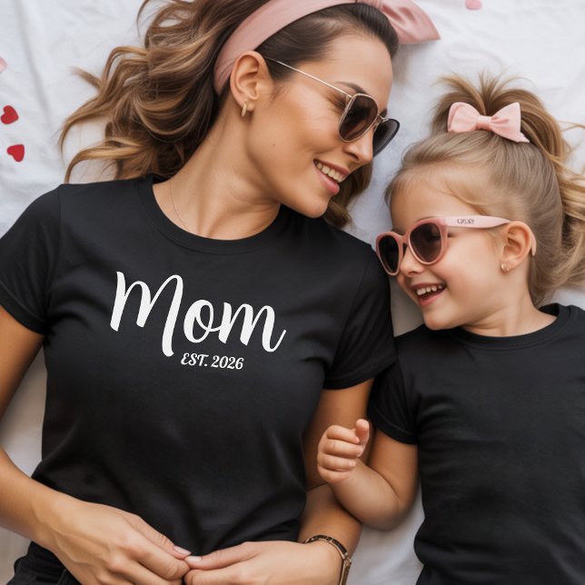 T-shirt Mom Established New Mother Gift (Mom Established New Mom Gift new mom first time mothers day )