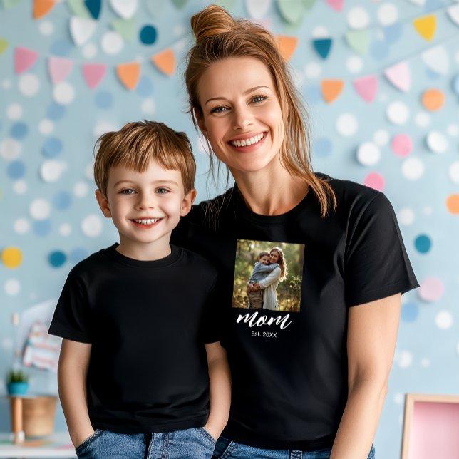 T-shirt Mom Established Photo Mother's Day (Créateur téléchargé)