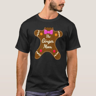 T-shirt Mom Ginger Gingerbread Family Matching Christmas C