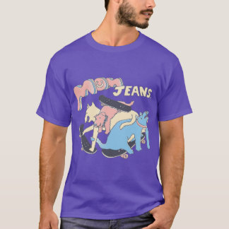 T-shirt Mom Jeans groupe amour de chiot drôle famille