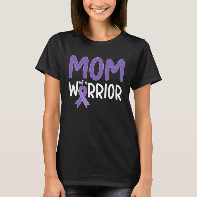 T-shirt Mom Of Epilepsy Warrior Mother Epilepsy Awareness  (Devant)